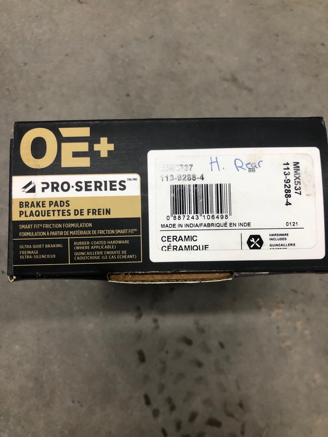 OE+ Pro Series Ceramic Brake Pads - Honda, Acura, Suzuki in Other Parts & Accessories in City of Halifax - Image 2