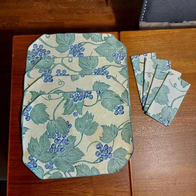 Table Place Mats and napkins in Kitchen & Dining Wares in Oshawa / Durham Region - Image 3