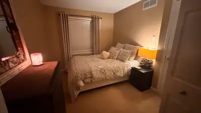 Clean and quiet three bedroom townhouse share preferably with a professional female. Utilities and W...