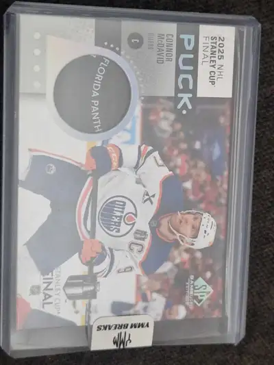 2025 SPGU stanley cup puck Connor Mcdavid, View more