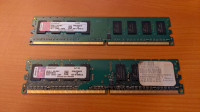 2x Kingston 1GB DDR2-667MHz Ram | KVR667D2N5/1G PC2-5300U