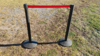 Crowd Control Posts with Retractable Belt