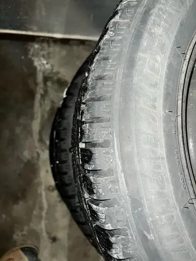 Four rims and tires for sale. Firestone Winterforce tires 235/55R18. Great condition on both, lots o...