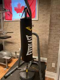 Boxing stand + bag + gloves + anchor