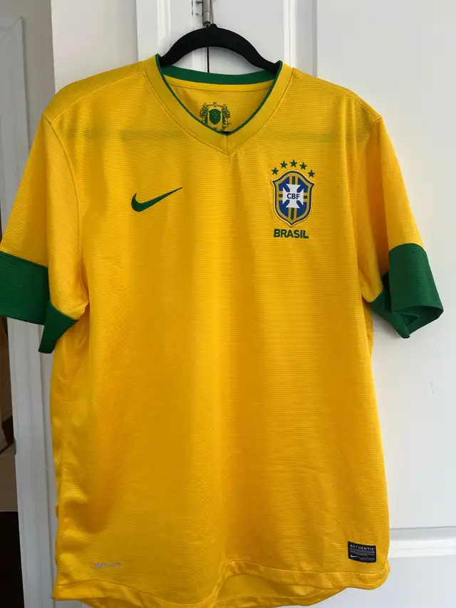 Nike Brazil National Team 2012-2013 home soccer jersey