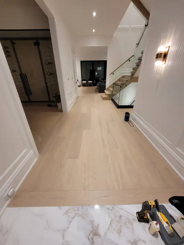 Hardwood floor installation in Flooring in Hamilton - Image 11