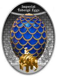 Mint of Poland 2021 Pinecone Egg Faberge” silver coin
