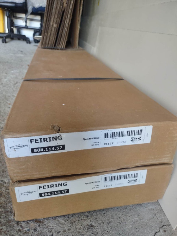 Ikea(Feiring) queen/king size bed base Beds & Mattresses City of