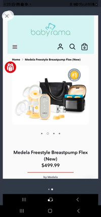 Medela Breastpump kit (new)