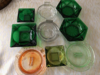 Vintage Glass Ashtrays