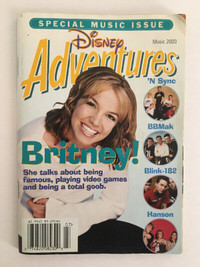 Britney Spears Disney Adventures Magazine Issue Music 2000