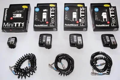 Pocketwizard MiniTT1 & FlexTT5 Radio Flash Triggers for Canon, View more