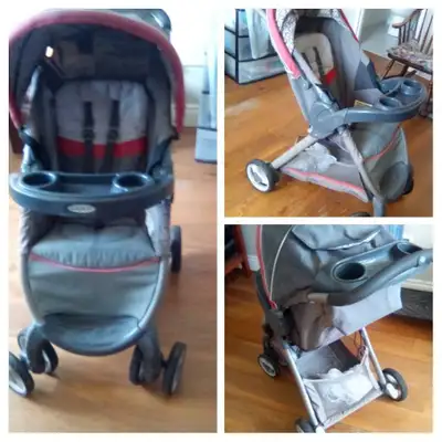 Graco stroller is perfect for navigating city streets and paths, View more