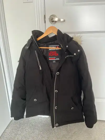 Womens Stone Mountain Lewis Faux Fur Trim Winter Coat Size L, View more