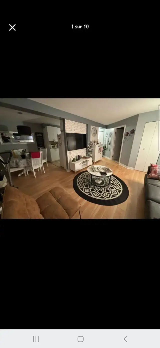 4.5-Bedroom Apartment for Rent in Repentigny, CAD 1250