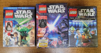 Star Wars Lego Movies x3, 2 with mini figures, Brand new sealed