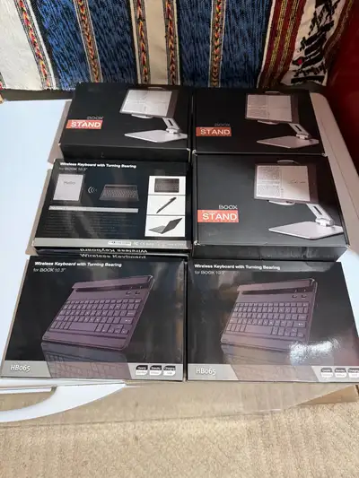 Tablet stand and wireless keyboard , View more