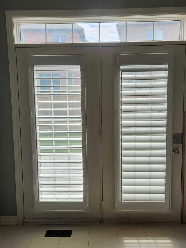 California Vinyl Shutters for Garden Doors in Window Treatments in Markham / York Region