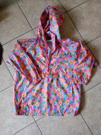 rain coat wind coat for girl size 7/8 or m/m