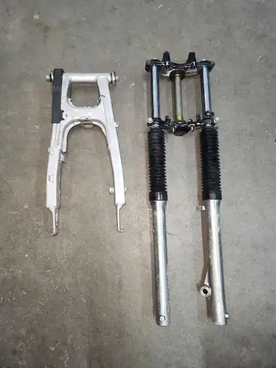 Good condition. Forks have no leaks and are straight. Firm price