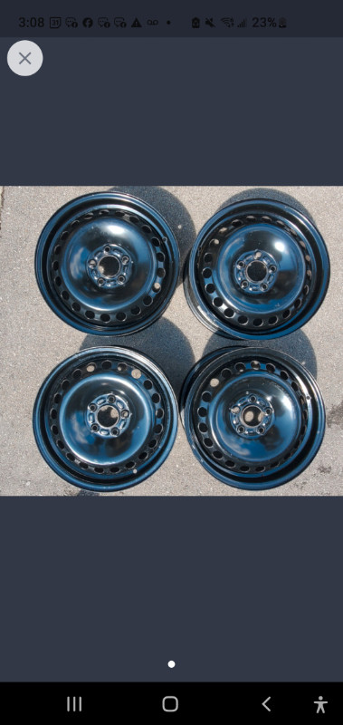 5x108 Winter/Steel Rims - Volvo, Ford, Land Rover, Jag, Dodge in Tires & Rims in Mississauga / Peel Region