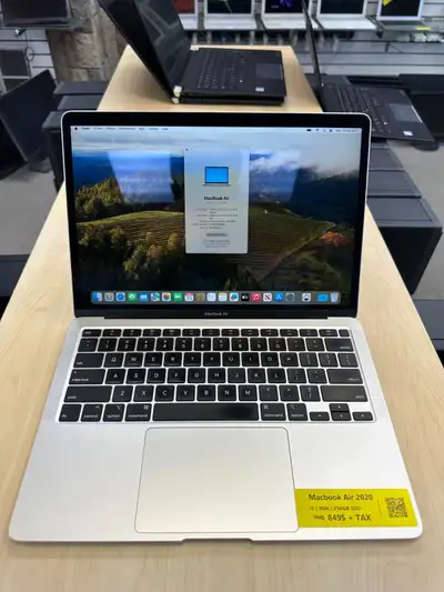 Macbook air 2020 i5 8GB 256 SSD, View more