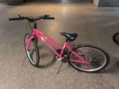  24-Inch Pink Kids' Bicycle — Almost New!, View more