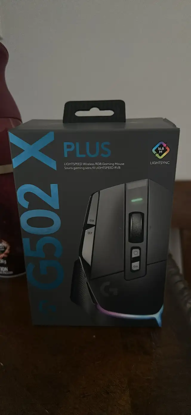 g502 X plus gaming mouse
