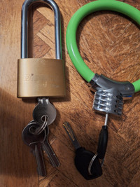 Bike lock, pad lock