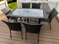 Patio dinning set 7 pieces (table+6chairs)