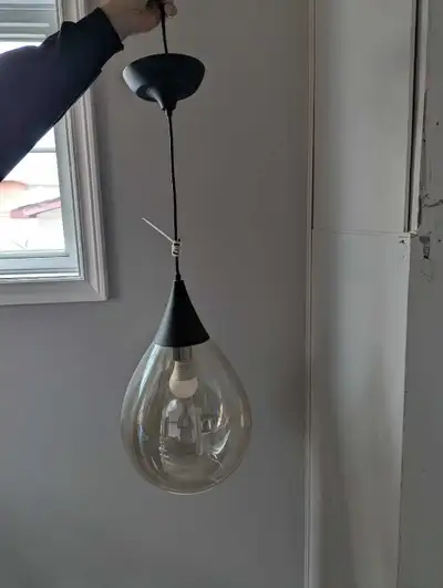 pendant light, glass globe, View more