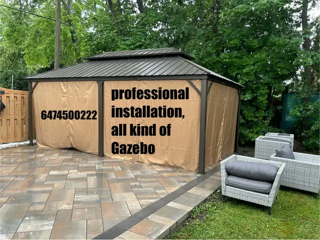 Gazebo installation425225470252175362
