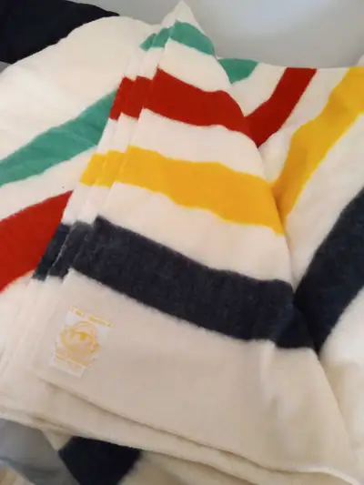 Whitney vintage wool blanket, View more