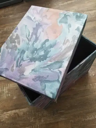 Storage box with lid, View more