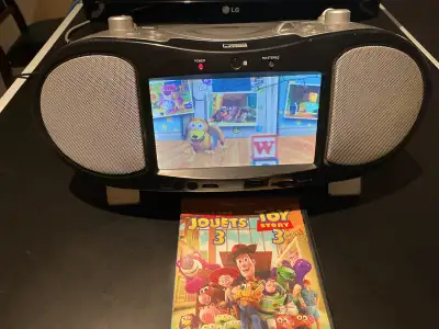 Portable Fluid 1607001a DVD Video 7 inch screen CD/DVD Boombox, View more