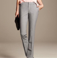 Banana Republic Fully Lined Grey Wool Dress Pants - Brand New