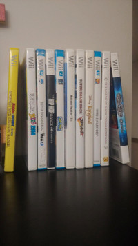 Used Wii and Wii U games