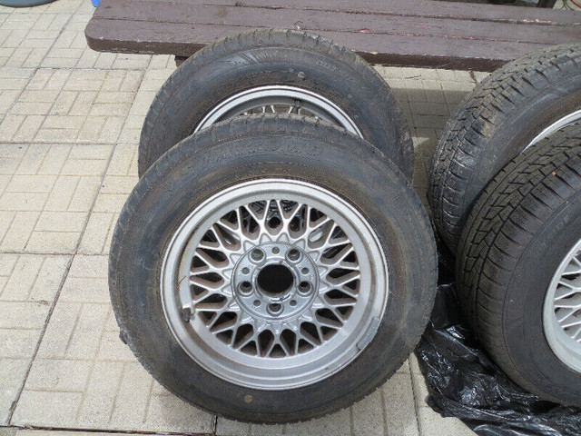 BBS BMW E28,E34 wire mesh rims 7"jx15" (4) only in Tires & Rims in Windsor Region