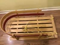 Wooden Sled Made in Canada excellent condition