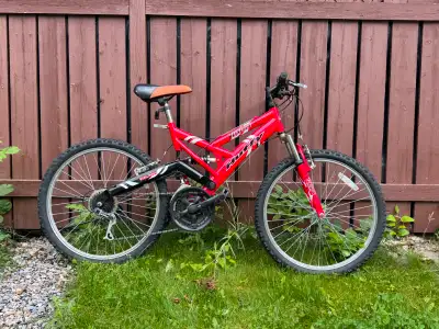 16.5" Huffy Tundra Full Suspension Youth Mountain Bicycle, View more