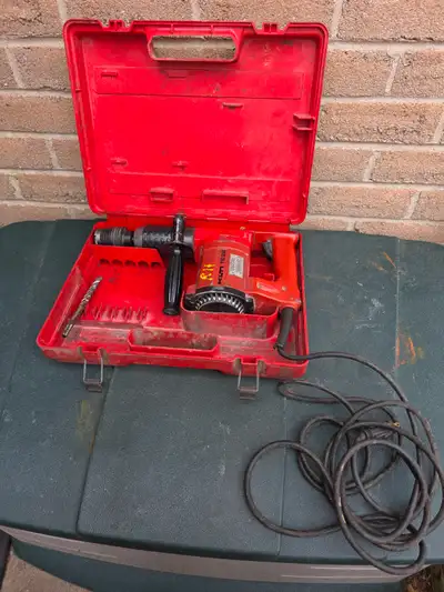The Hilti TE 22 Corded SDS Plus Rotary Hammer Drill Plastic Case, View more