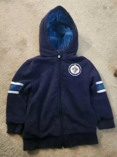 Size 4 - 5 years Zippered hoodie turns in to stuffed toy. Pick up osborne village. Cash please