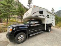 2018 GMC Denali dual 4wd and 2008 Arctic Fox 1150 with slide