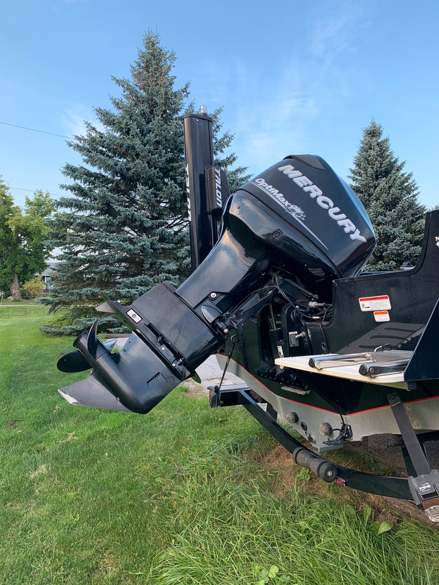 90HP Mercury OptiMax 2 Stroke (oil injection) Boat Parts, Trailers