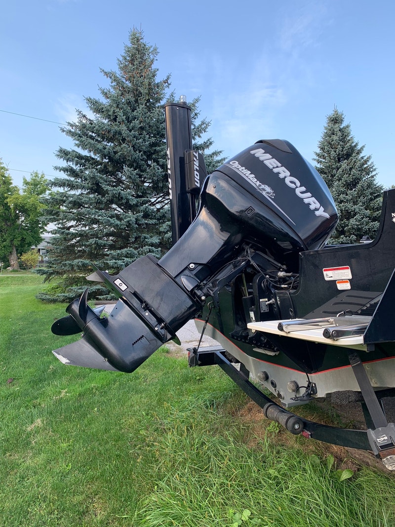 90HP Mercury OptiMax 2 Stroke (oil injection) Boat Parts, Trailers