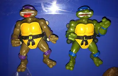 Teenage Mutant Ninja Turtles Talkin’ Leo & Don Vintage 1991 TMNT, View more
