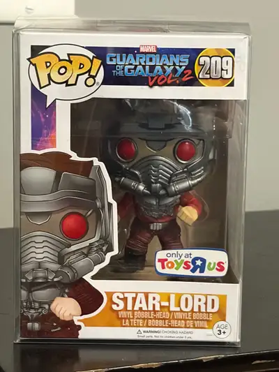 I'm offering a Funko Pop! Marvel Guardians of the Galaxy Vol. 2 Star-Lord #209, a vinyl bobblehead....