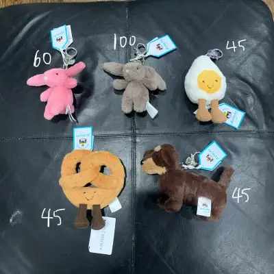 All brand new with tags. Pet and smoke free home. Prices firm. Pink Bunny - $60 Truffle Bunny - $100...