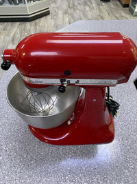 Deluxe KitchenAid 4.5QT Tilt-Head Stand Mixer Red