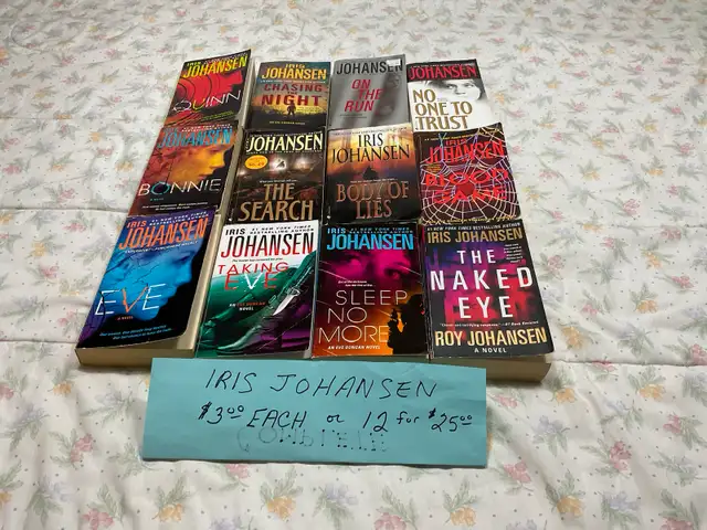 IRIS JOHANSEN BOOKS628643655575071211